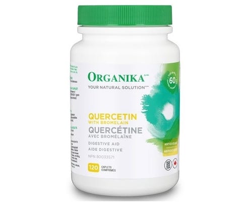Organika Quercetin with Bromelain 120caplets