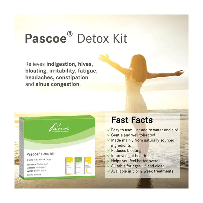 Pascoe - Detox Kit Homeopathic Remedy 1kit - 3x20ml