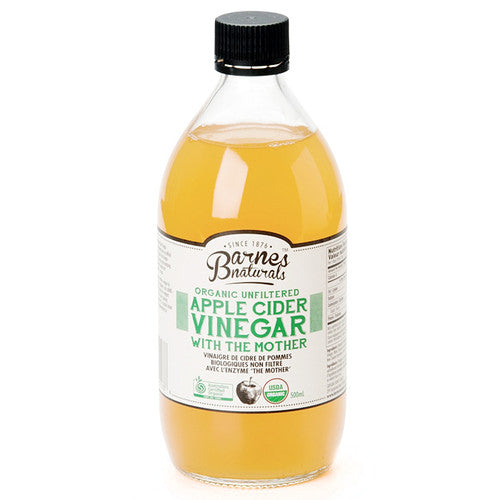 Barnes Naturals Organic Unfiltered Apple Cider Vinegar with the Mother 500ml