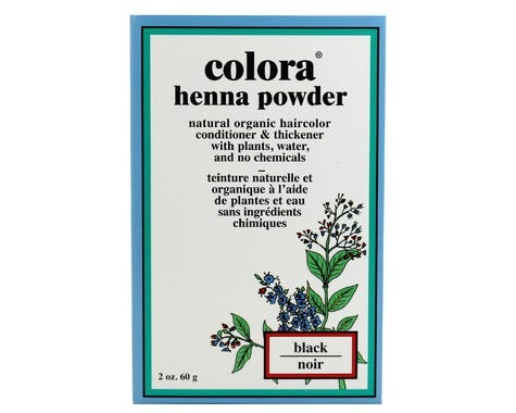 Colora Henna Powder All Natural Hair Colour (Black) 60g