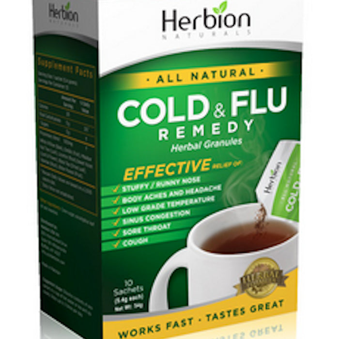 Herbion Naturals - Cold & Flu Remedy Herbal Granules 10 Sachets