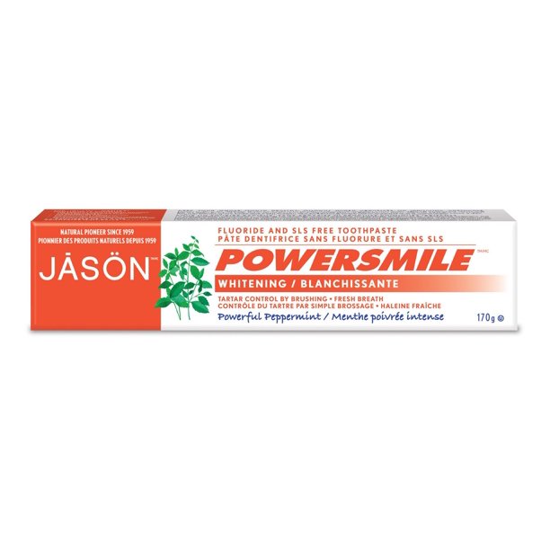 Jason Fluoride & SLS Free Toothpaste (Whitening) 170g