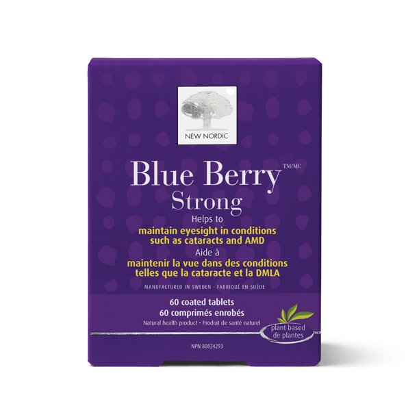 New Nordic Blue Berry Strong 60 Tablets
