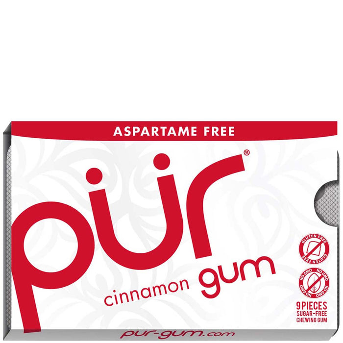 Pur Aspartame Free Gum - Cinnamon Gum 9pieces
