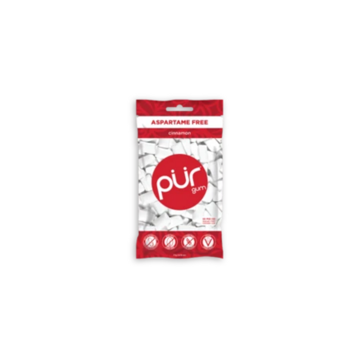 Pur Aspartame Free Gum - Cinnamon Gum 55pieces