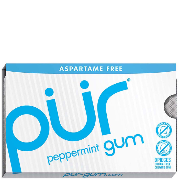 Pur Aspartame Free Gum - Peppermint Gum 9pieces