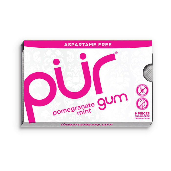Pur Aspartame Free Gum - Pomegranate Gum 9pieces