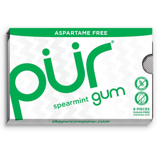 Pur Aspartame Free Gum - Spearmint Gum 9pieces