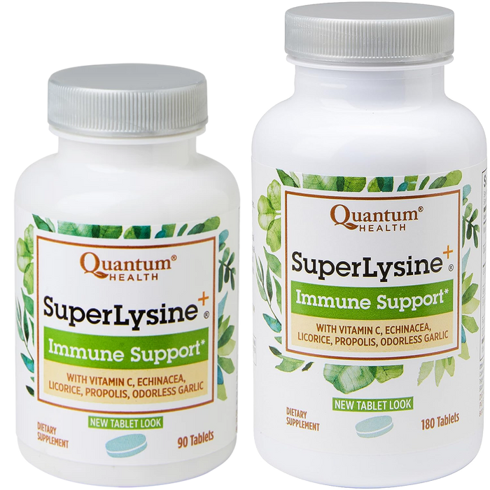 Quantum Health Super Lysine+ Cold Sore System Strength 90 Tablets