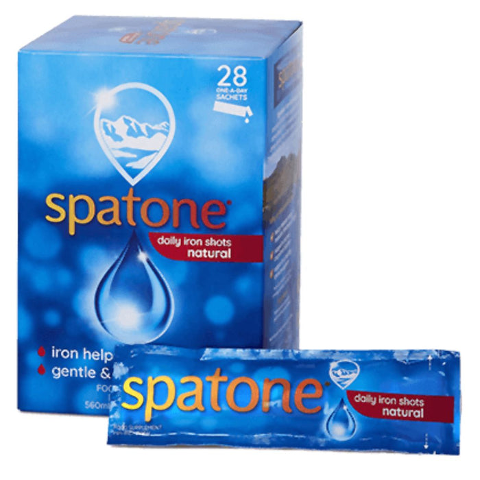Spatone Liquid Iron 100% Natural Iron Supplement Gentle & Easily Absorbed One A Day 28 Sachets 28day