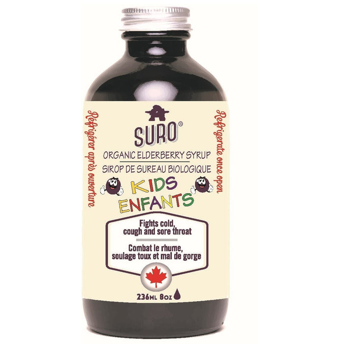SURO - Organic Elderberry Syrup for Kids (Age 1+) 236ml