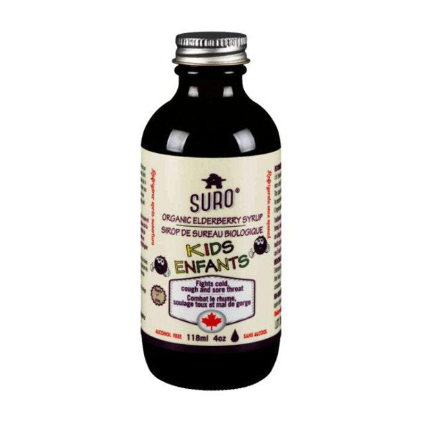 SURO - Organic Elderberry Syrup for Kids (Age 1+) 118ml