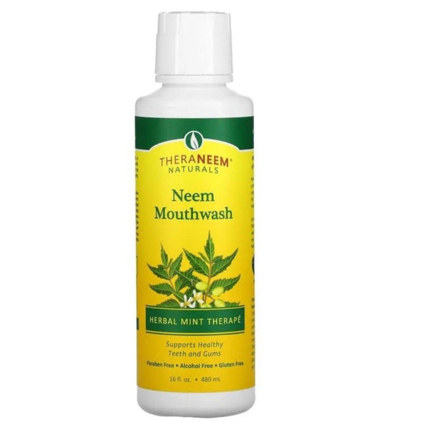 Theraneem Naturals Neem Mouthwash - Herbal Mint Therape 480ml