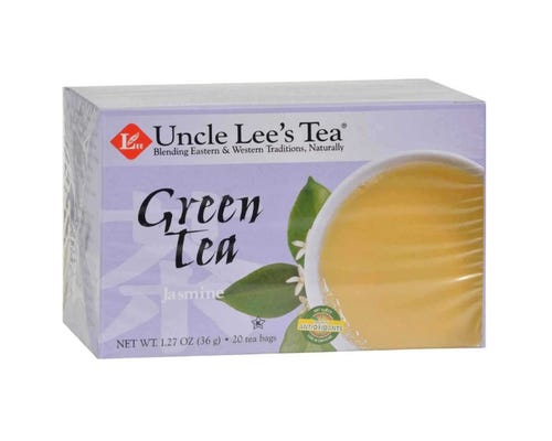 Uncle Lee's Tea - Tea Bags - Jasmine Green Tea 20 Tea Bags
