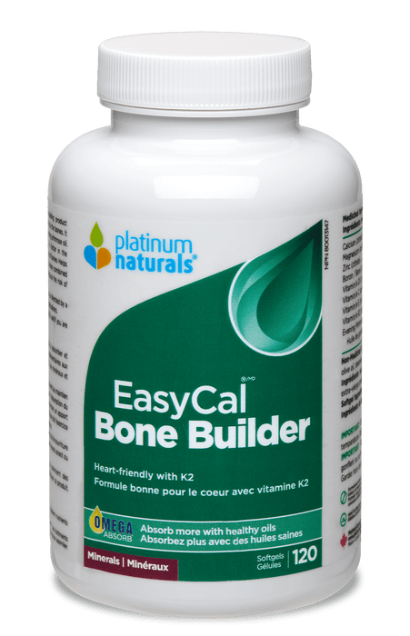 Platinum Naturals EasyCal Bone Builder 120 Softgels