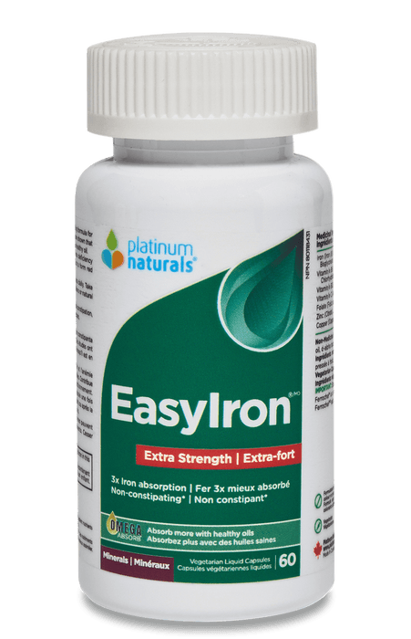 Platinum Naturals EasyIron Therapeutic/ Non- Constipating 120 Capsules