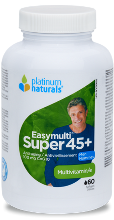 Platinum Naturals - Easy Multi for Men with Anti-aging ( 45+) 60 Softgels