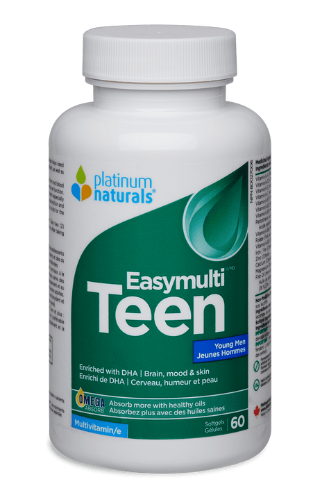 Platinum Naturals - EasyMulti Teen for Young Men 60 Softgels
