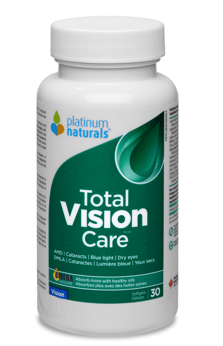 Platinum Naturals Total Vision Care 30 Softgels