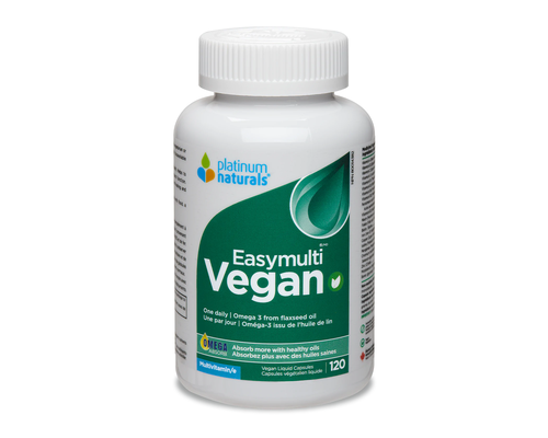 Platinum Naturals - Easy Multi Vegan with Flax Seed Oil 120 Capsules