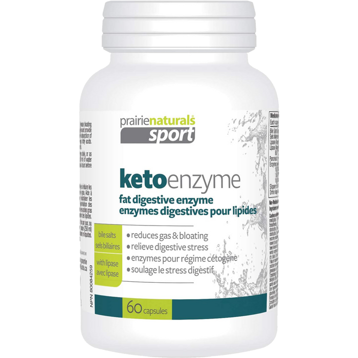 Prairie Naturals Sport - Ketoenzyme Fat Digestive Enzyme 60 Capsules