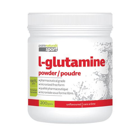 Prairie Naturals Sport - L-Glutamine Powder (Unflavoured) 200g
