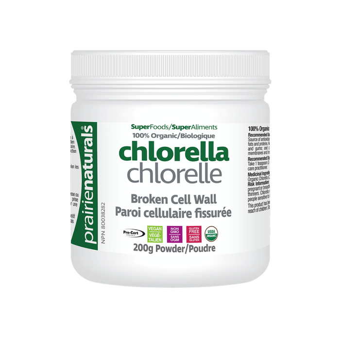 Prairie Naturals - Chlorella Powder 200g