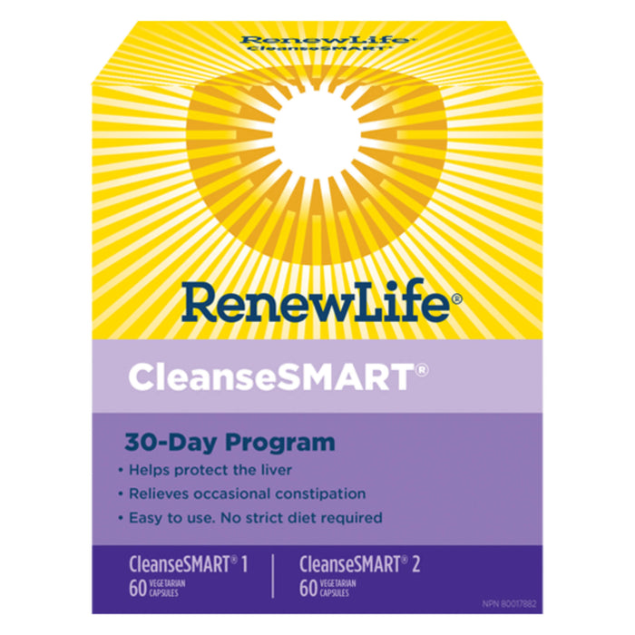 RenewLife - CleanseSMART (30 Day program for Cleansing) 1kit