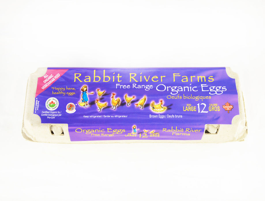 Rabbit River Free Range Organic Egg 1dozen