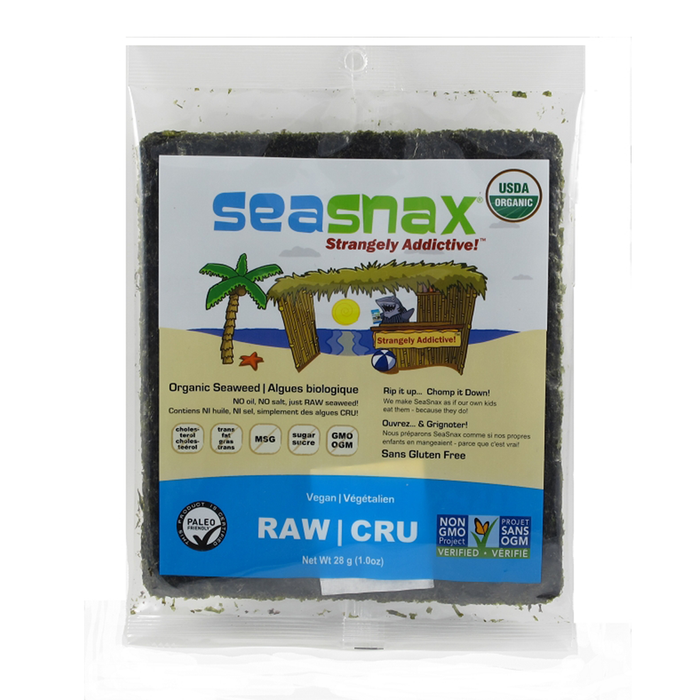Seasnax Organic Seaweed 28g