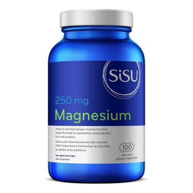 Sisu Magnesium 250mg 100 Vegecaps