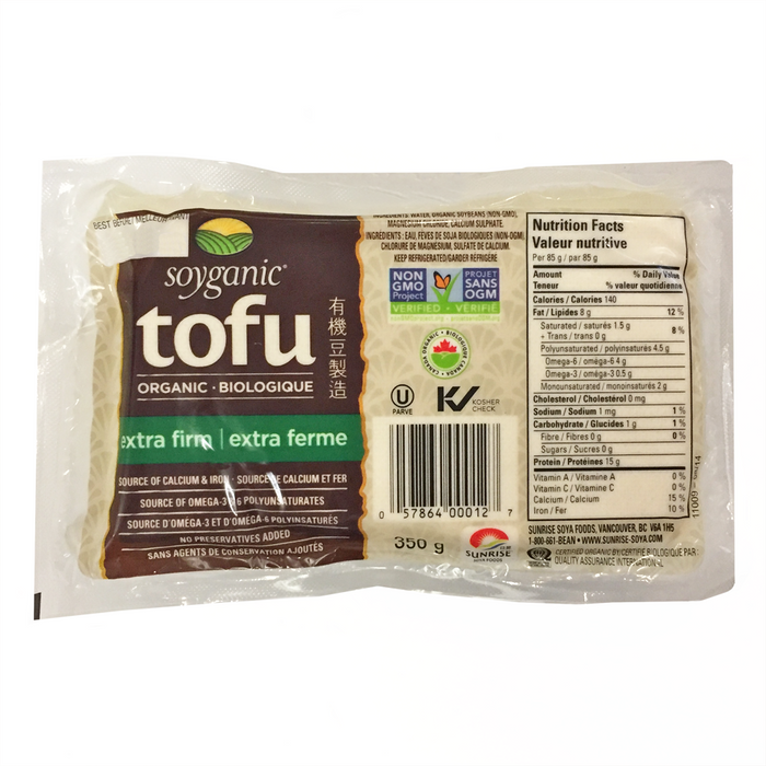 Soyganic Organic Tofu (Extra Firm) 350g