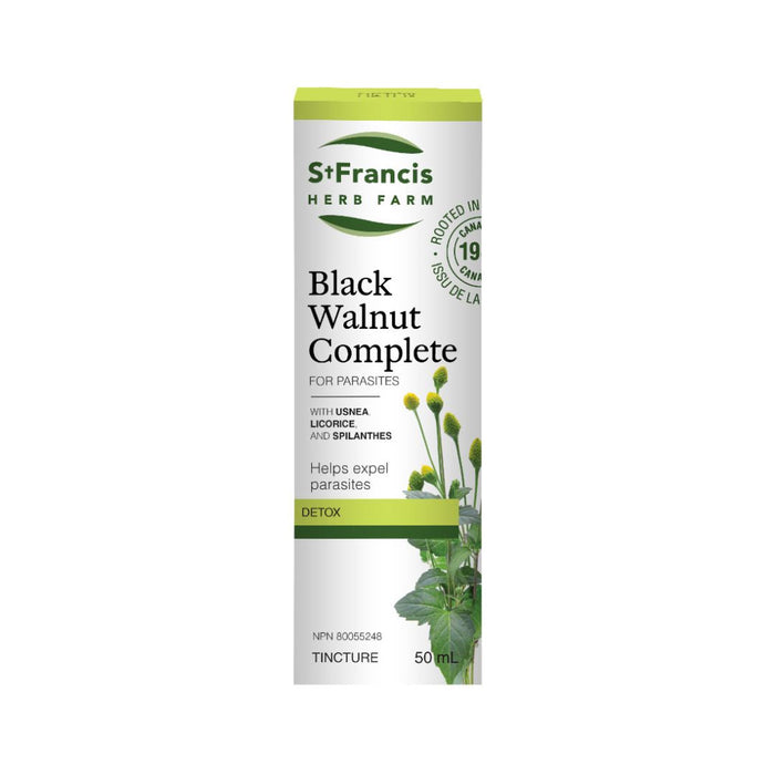 St.Francis Black Walnut Complete for Parasites Tincture 50ML