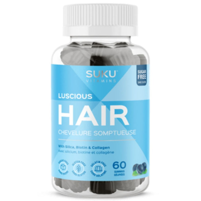 Suku Vitamins Luscious Hair With Silica, Blotin & Collagen 60gummies