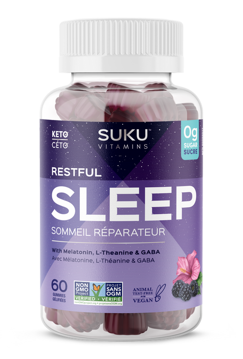 SUKU - Restful Sleep (Naturally Blackberry Flavoured) 60gummies