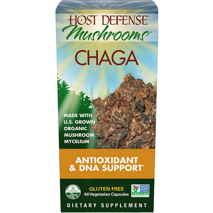 Host Defense Chaga Antioxidant & DNA Support 60 Vegecaps