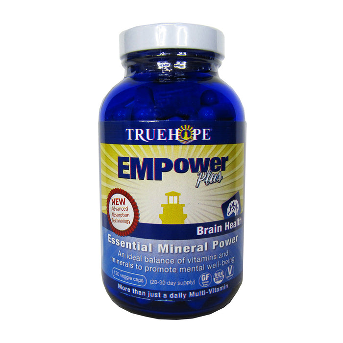 True Hope - Empower Plus for Essential Mineral power Brain Health 120 Vegecaps