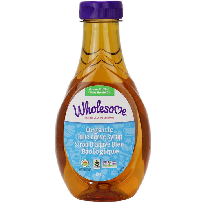 Wholesome Blue Agave Organic Fair Trade Syrup - Regular 480ml