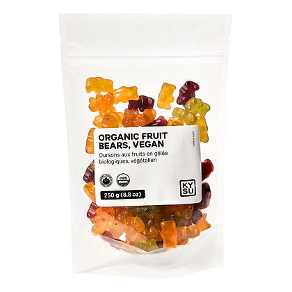 Organic Grocer Vegan Gummies - Sugarless Fruit Bears 100g