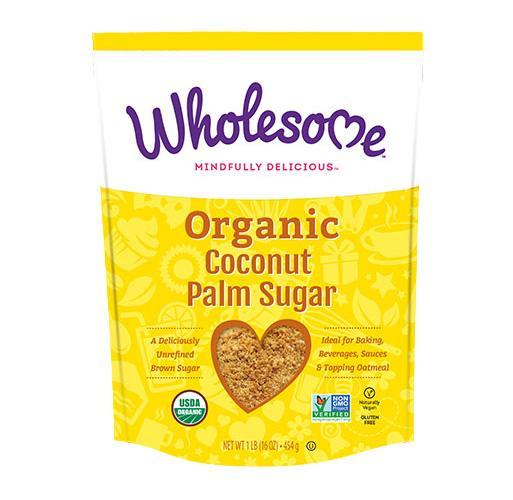 Wholesome Organic/Natural Sugars - Organic Coconut Palm Sugar 454g