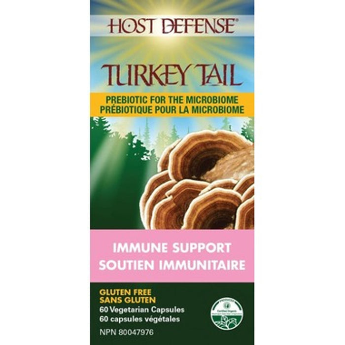 Host Defense Turkey Tail - Immune Support 60 Vegecaps