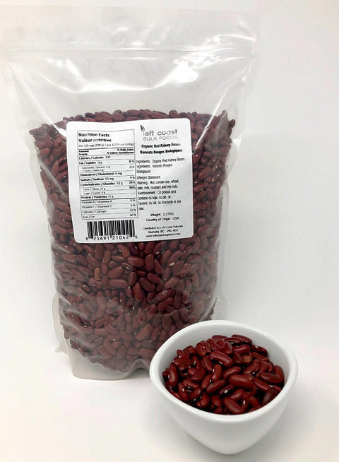 Left Coast Organic Red Kidney Beans 2.27kg