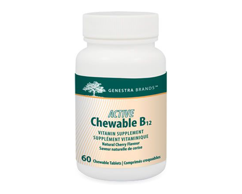 Genestra Active Chewable B12 - Cherry Flavour 60 Chewables