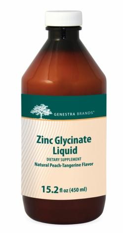 Genestra Zinc Glycinate Liquid - Peach Tangerine Flavour 450ml