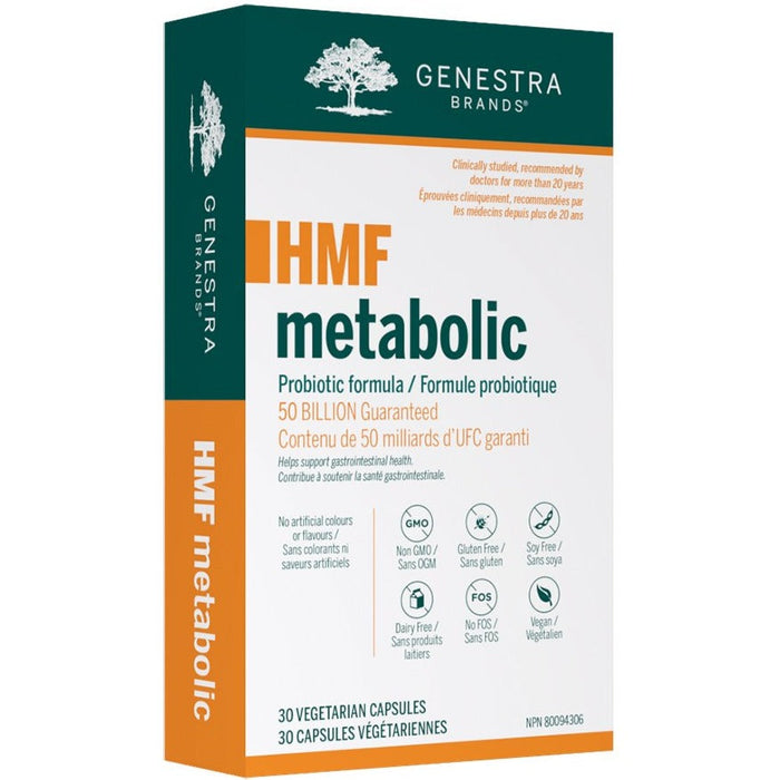 Genestra HMF Metabolic Probiotic Formula 30 Vegecaps