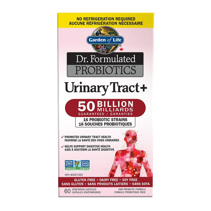 Garden of Life Dr. Formulated Probiotics Urinary Tract+ (50Billion) 60 Vegecaps
