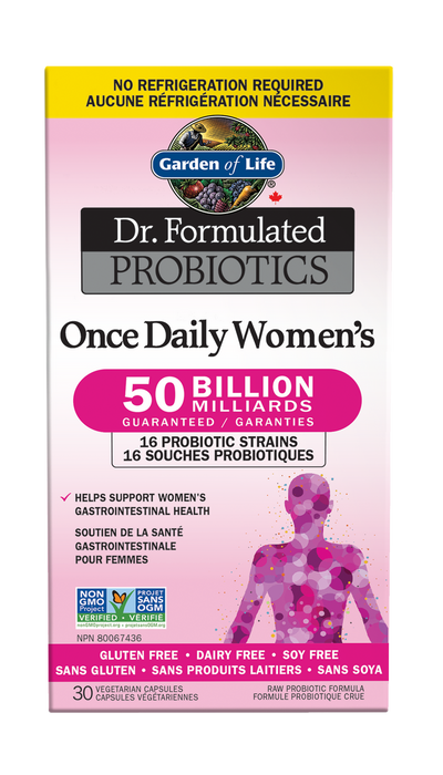 Garden of Life Dr. Formulated Probiotics Once Daily Women's (50Billion) 30 Vegecaps