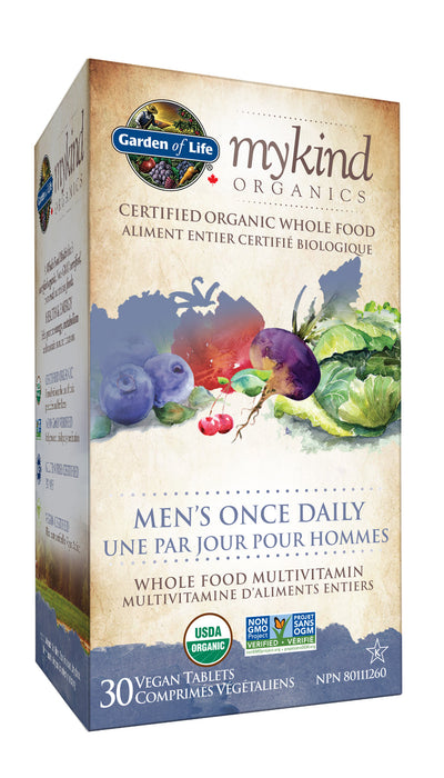 Garden of Life - Mykind Organics Men's Once Daily 30 Vegecaps