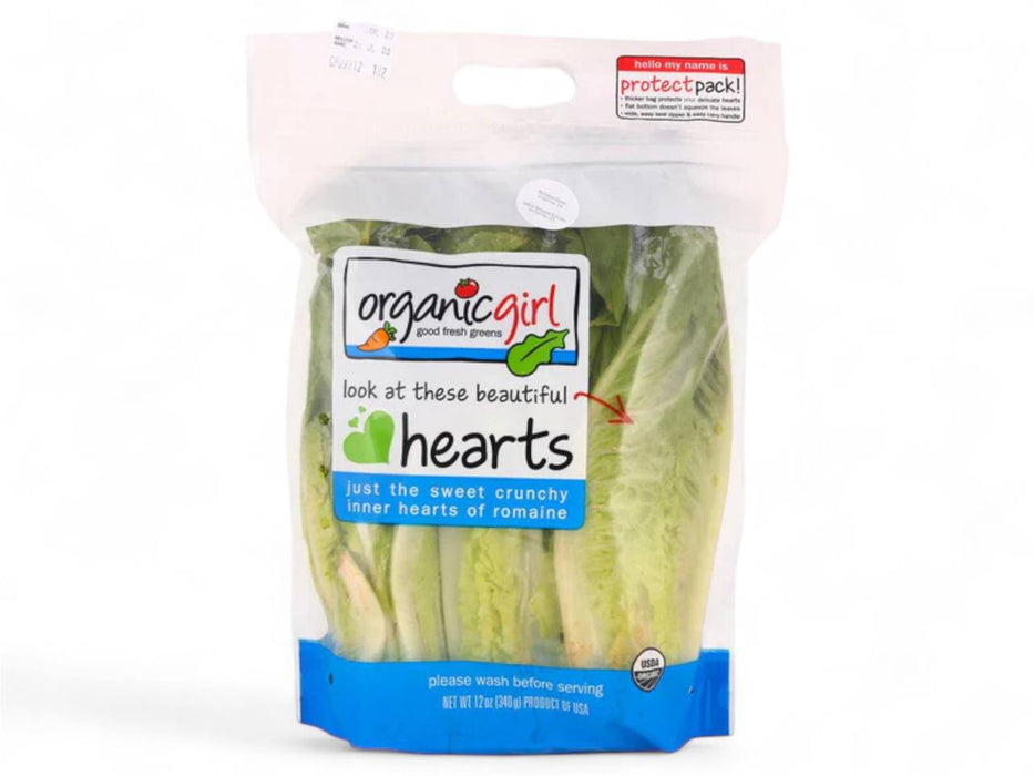 Organic Romaine Hearts 340g