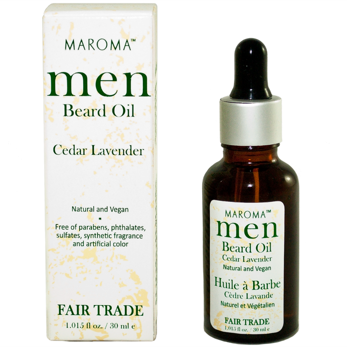 Maroma Men's Beard Oil - Cedar Lavender 30ml